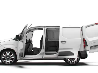 Vauxhall Combo e SWB Van HQInterior 2024 3D model