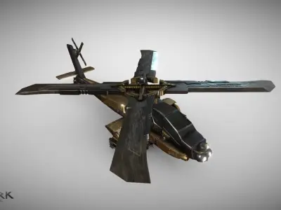 Thanos Chopper 3D model