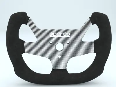 Steering Wheel Sparco F10AC 3D model
