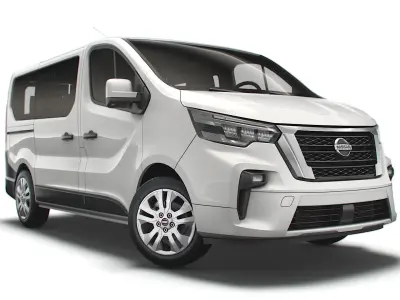 Nissan NV 300 Minibus 2021 3D model