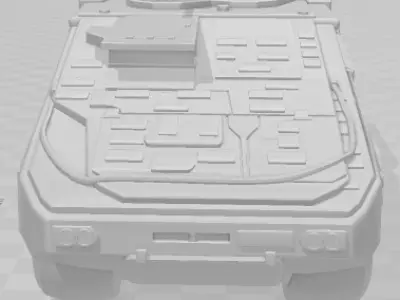 Military Vehicle GTK Boxer  3D print model