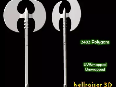 Battle Axe - Free Free low-poly 3D model