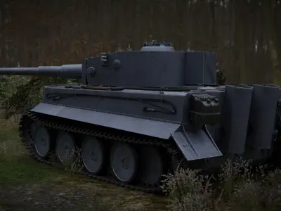 Tank Tiger 1  3D model