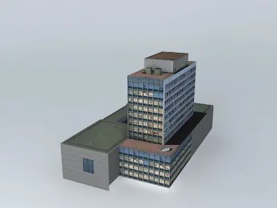 Farroupila Palace Palace Farrukhabad Legislative Assembly of RS Free 3D model