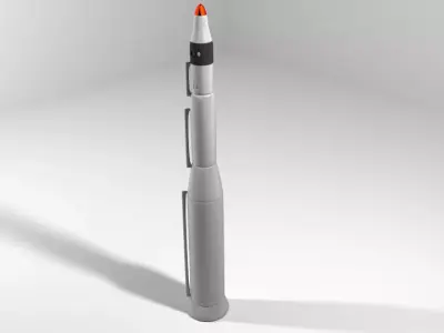 Rocket Missile - Minuteman 3D model
