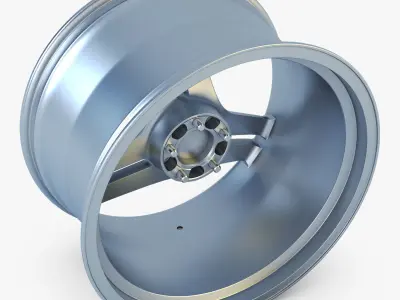 Vossen VPS-317 19 wheel silver 3D model