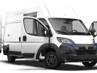 Peugeot e Boxer Van L3H3 HQ Interior 2025 3D model