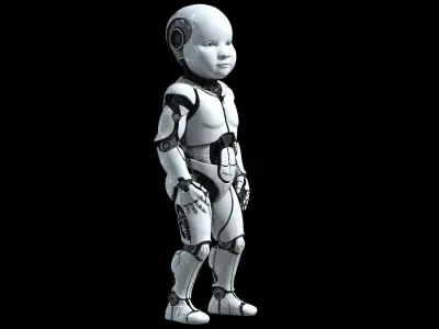 Newtron Robot Child 3D model