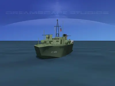 Elco PT Boat PT-195 3D model
