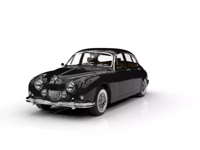  Jaguar MK2 -1962 Free 3D model