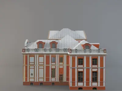 Kikin Chamber Low-poly 3D model