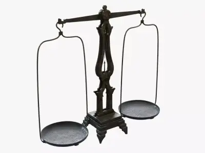 Restoration Hardware SCALES OF JUSTICE 3D model