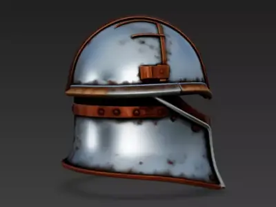 knight helmet Free 3D print model