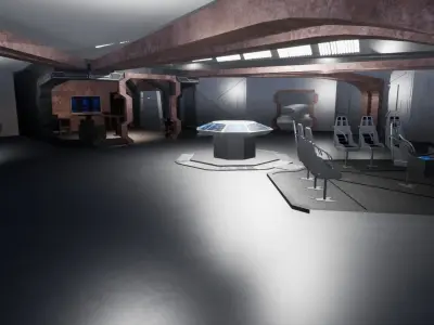 Waverider Bridge From DCs Legends of Tommorow 3D model