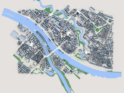 Bremen Cathedral Germany 3D model