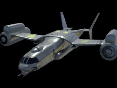 Bell Boeing v-27 macaw vtol jet 3D model