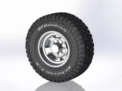 Wheels Us Mags Indy U101 17inch for scale model 3D print model