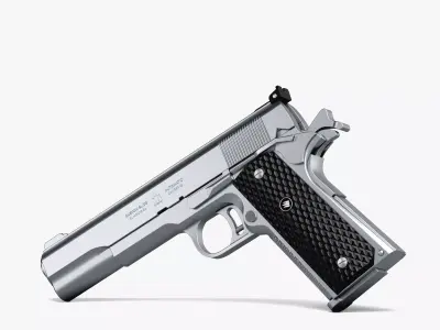 AMT Hardballer Low-poly 3D model