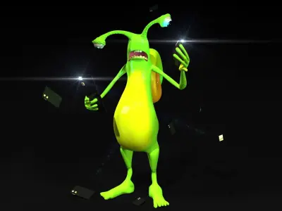 Snail Low-poly 3D model