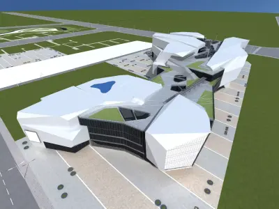  Plaza Complex 2 3D model