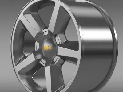 Chevrolet Tahoe 2008 rim 3D model
