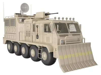 Military Truck Concept 2 3D model