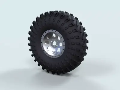Wheel for rock crawling buggy 3D model