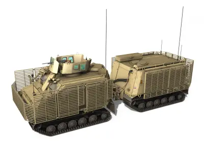 BVS10 Viking MKII - UK Forces 3D model