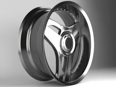 Forgiato 713-2 Wheels 3D model