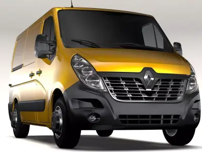 Renault Master L1H1 Van 2017 3D model