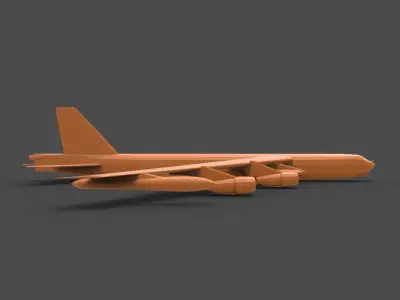 B-52 Stratofortress 3D print model