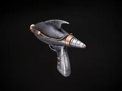 Scifi - GUN Low-poly 3D model
