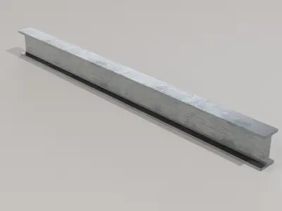 Metal Girder - Low-Poly PBR Low-poly 3D model