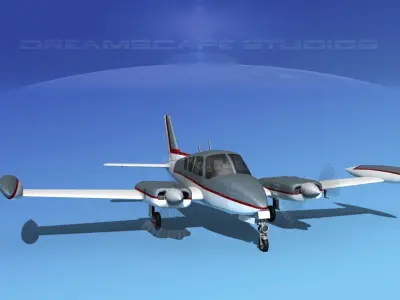 Cessna 320 Skyknight V11 3D model