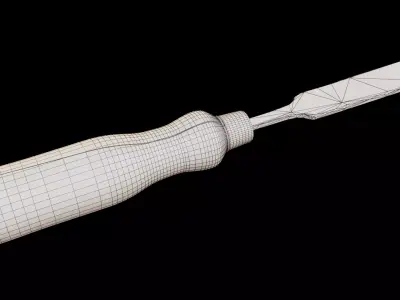 Carpenter Chisel 3D model