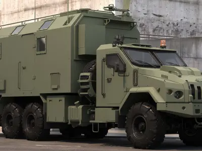 Command  military vehicle 3D model