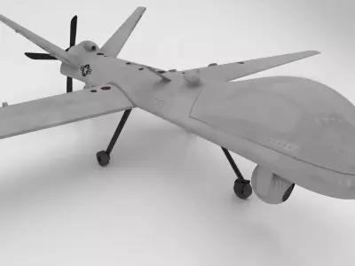 UAV MQ-9 Repear Low-poly 3D model