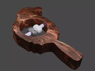 stam mirror model Free low-poly 3D model