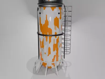 oil tanks Free 3D model