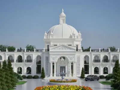 Classic Grand palace house 3D model