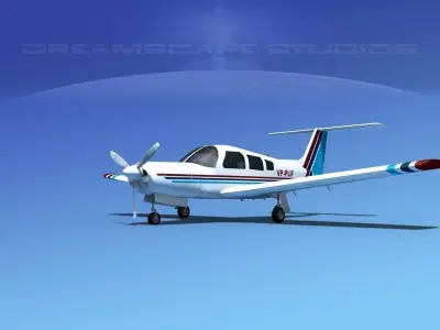 Piper PA-28R-201 Arrow III V13 3D model
