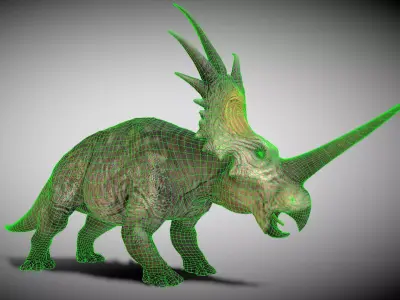 Styracosaurus  V2 Low-poly 3D model