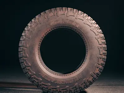 Falken Wildpeak AT3 Low-poly 3D model