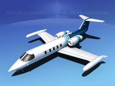 Gates Bombardier Learjet 35 V13 3D model