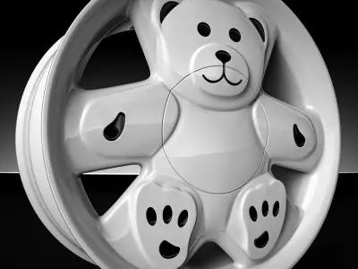 Ronal Teddy Bear 3D model