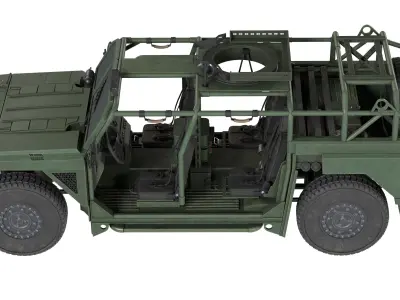 Defenture Mammoth Military Combat Low-poly 3D model