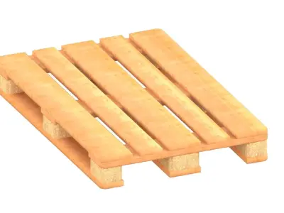 Wood Pallet Free 3D model