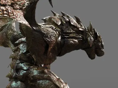 Jurassic Dragon Hammer Tail 3D model