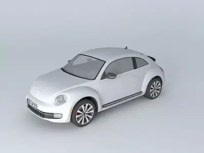 Volkswagen Beetle Turbo A5 2012 Free 3D model