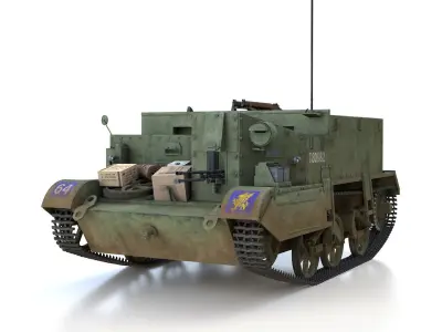 Bren Gun Carrier - BUC - T80982 3D model